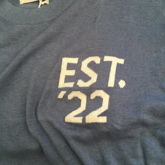 Baby Blue Men's Sweater - Picture 2 of 5